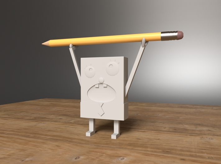 Doodlebob Pencil Holder 3d printed 