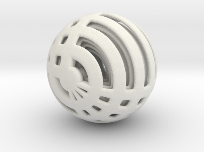 Looped Arrayed Sphere 3d printed