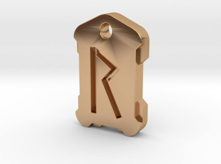 Nordic Rune Letter R 3d printed