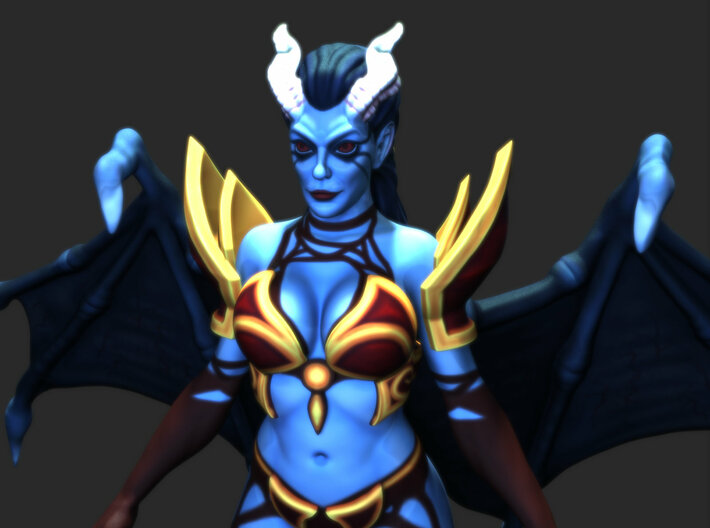 Dota2QueenOfPain 3d printed Presentation Render