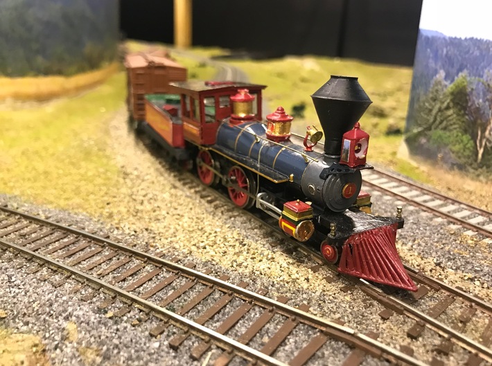 CK Holliday Steam Dome w/whistle&amp;valves - HO Scale 3d printed