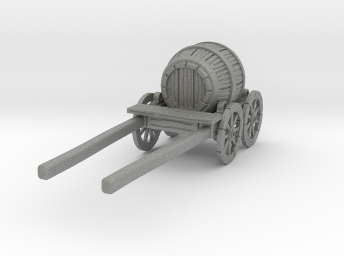 O Scale Barrel Wagon 3d printed This is a render not a picture