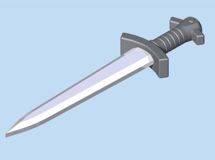 Iron Sword 3d printed Render