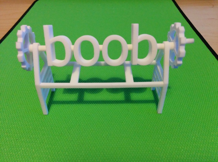 boob poop! 3d printed This is the original model I made, the one being offered has been optimised to be cheaper to produce