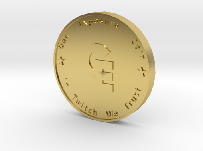 One Exposure Coin 3d printed