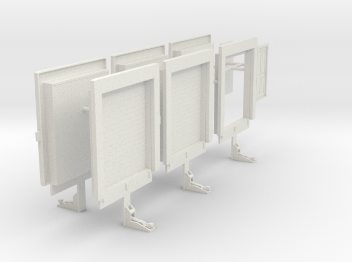 1/50th Loading Dock warehouse freight doors 3d printed