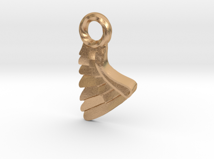 Wing Pendent and Charm 3D print model 3d printed
