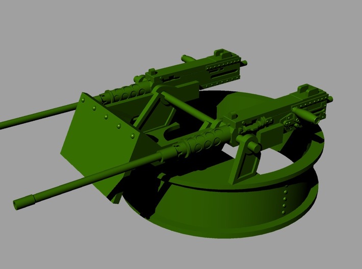 BROWNING .50 TURRET  3d printed 