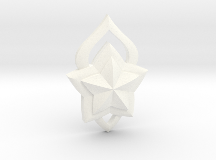 Lux Star Guardian Pin 3d printed