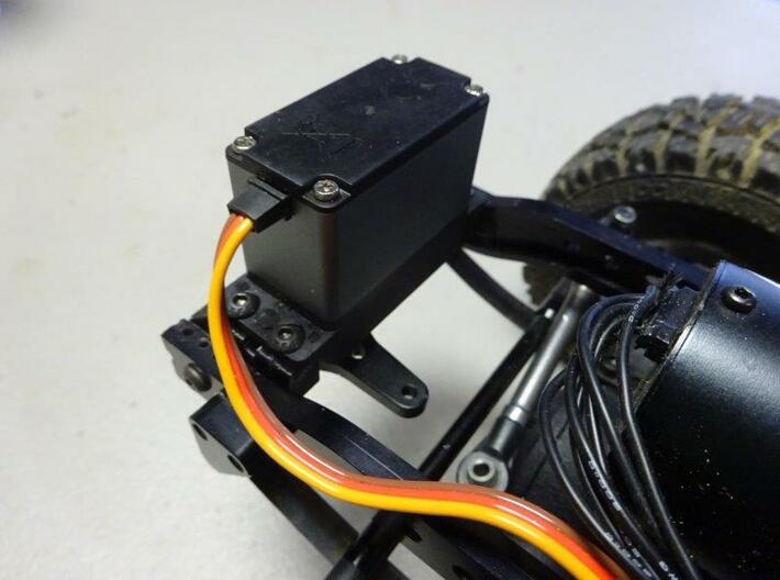 Steering servo and front bumper mount for CMAX 3d printed 