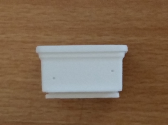 1/2 eaglemoss 1:8 delorean BTTF Flux capacitor  3d printed 