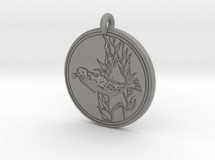 Harbor Seal Animal Totem Pendant 3d printed