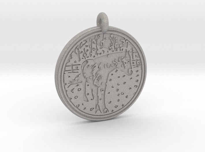 Horse Animal Totem Pendant 3d printed