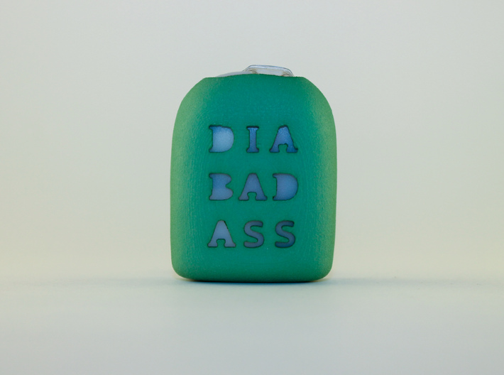 Dia Bad Ass - Omnipod Pod Cover 3d printed