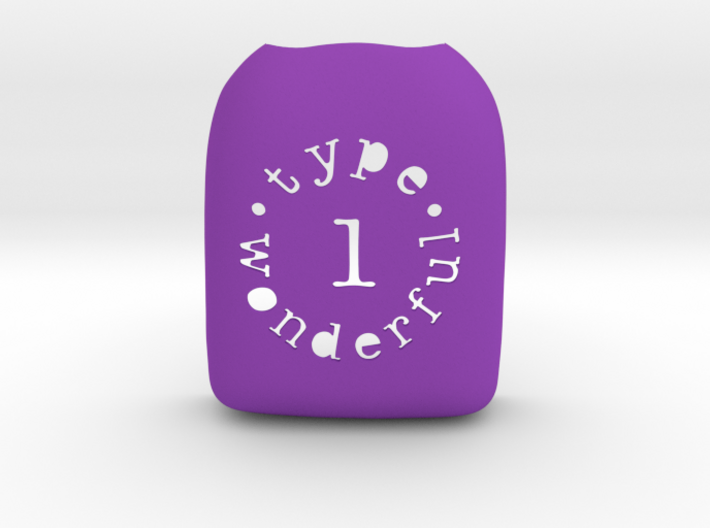 Type Wonderful - Omnipod Pod Cover 3d printed 