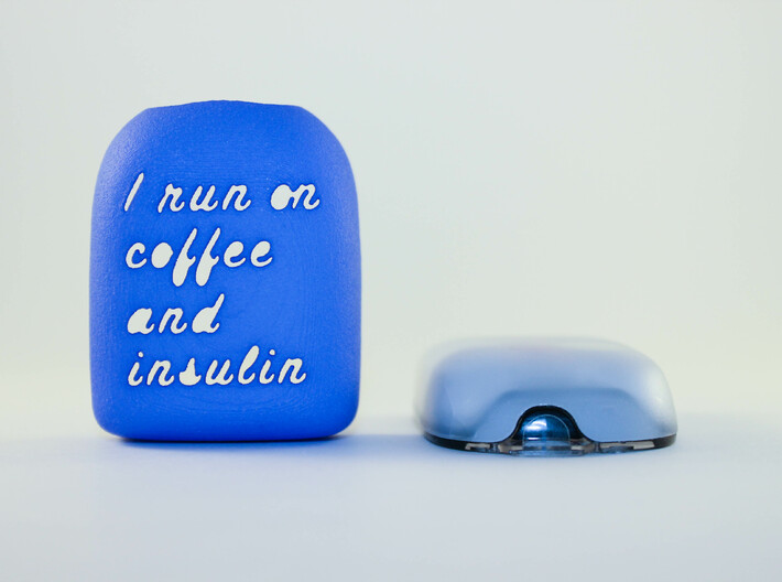 Coffee and Insulin - Omnipod Pod Cover 3d printed 