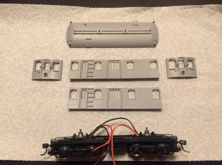 HO Illinois Terminal Class B Stanton Drive 3d printed Hand holds and steps not included