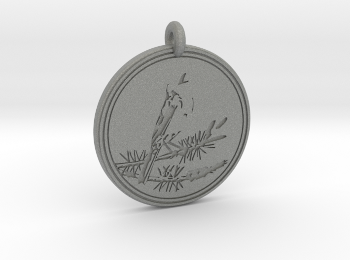 Kirtlands Warbler Animal Totem Pendant 3d printed