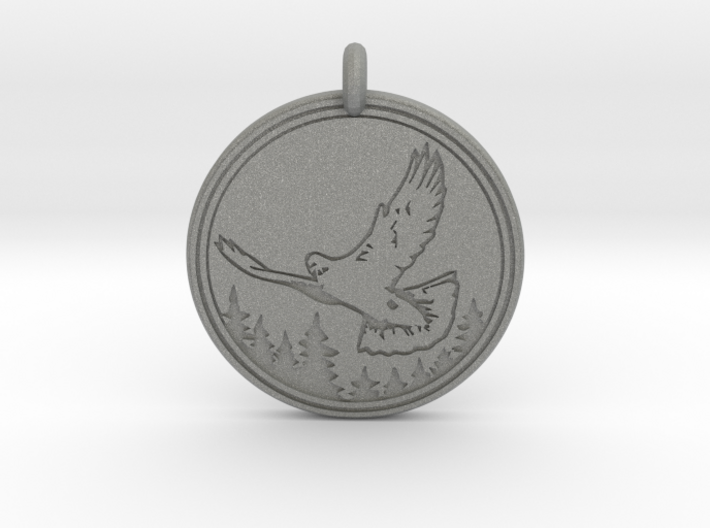 Rock Dove Animal Totem Pendant 3d printed