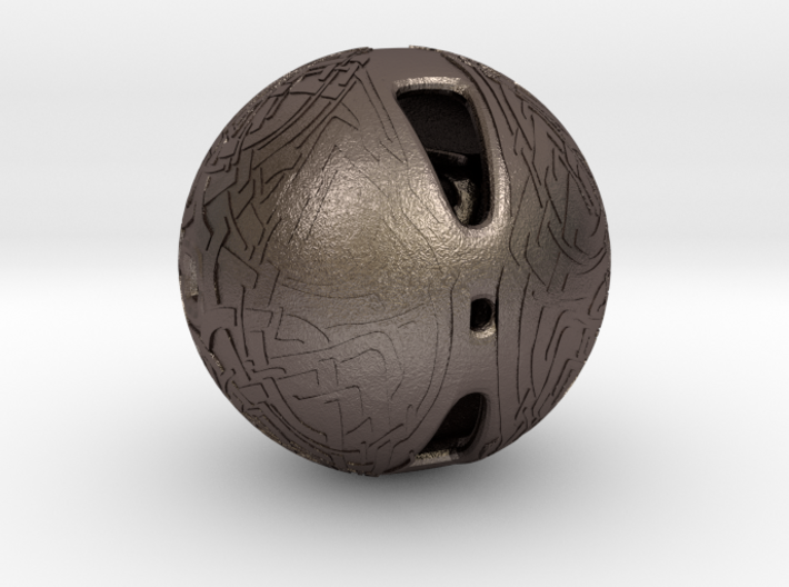 Celtic Knotwork Mythical Sphere 3d printed
