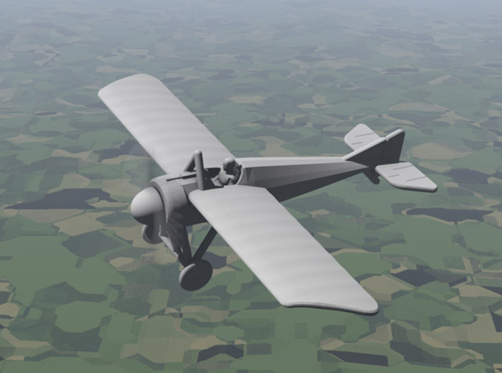 Morane-Saulnier Type N 3d printed Computer render of 1:144 Morane-Saulnier N