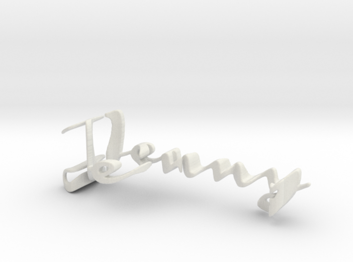 3dWordFlip: Jenny/Dani 3d printed
