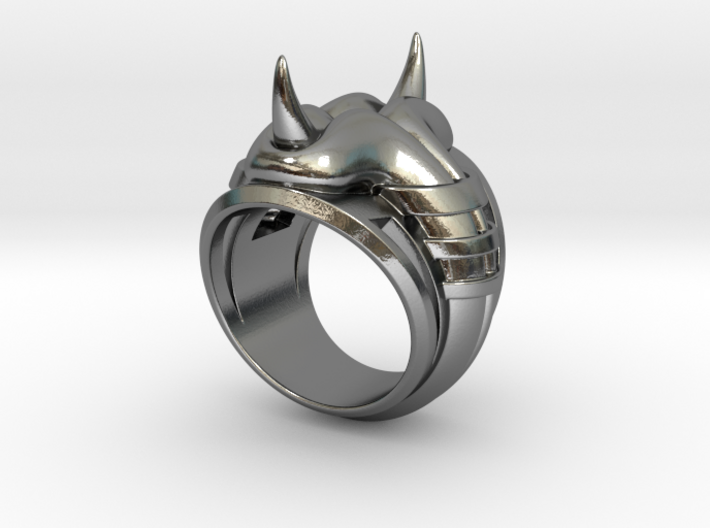 Horn Ring - Size 12 (21.39 mm) 3d printed 