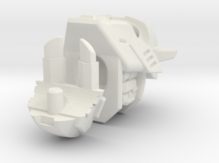 Rock Shooter head (WFC Cliffjumper) 3d printed 