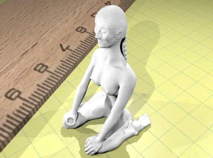 Virasana XS 3d printed plastic rendering