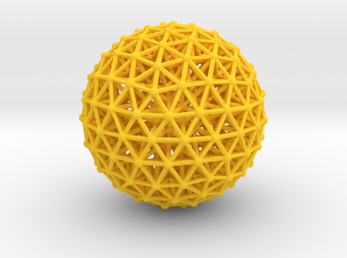 Geodesic • Two-layer Sphere 3d printed