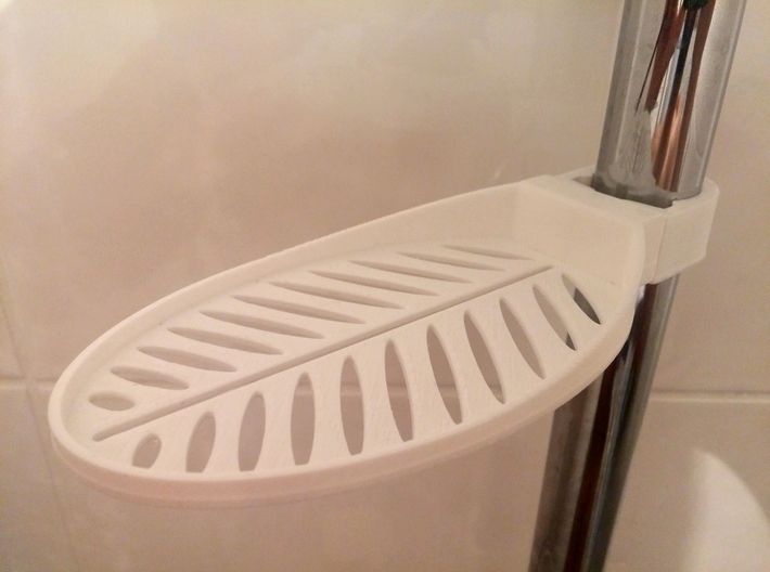Shower soap dish 3d printed 