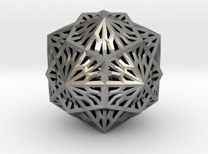 Icosahedron Dodecahedron Compound 3d printed