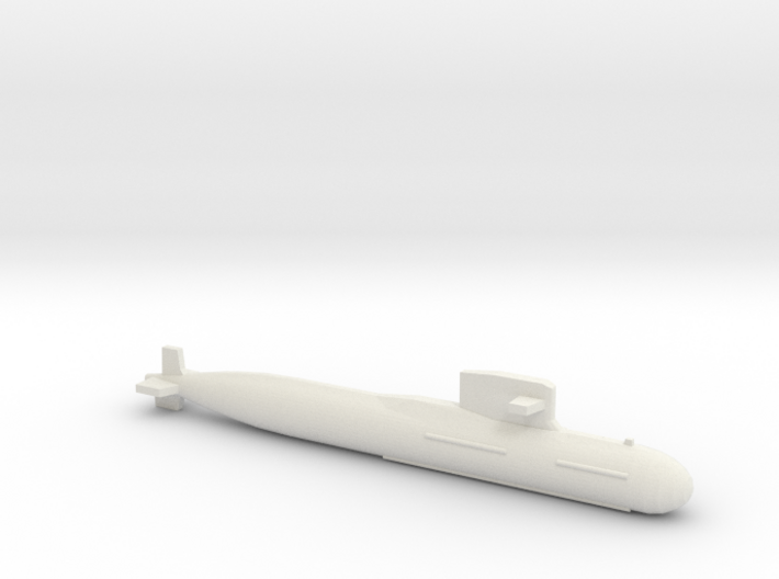 PLA[N] 093B Submarine, Full Hull, 1/1800 3d printed