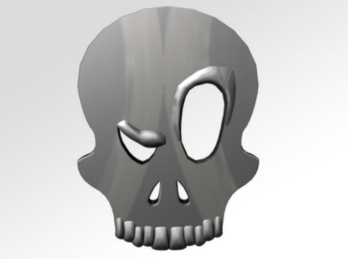Eyebrow Skull Pendant 3d printed 