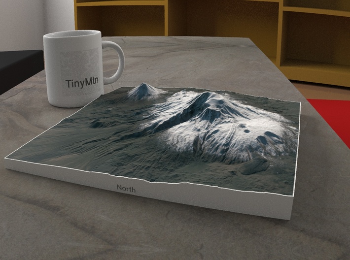 Mt. Ararat, Turkey, 1:100000 Explorer 3d printed 