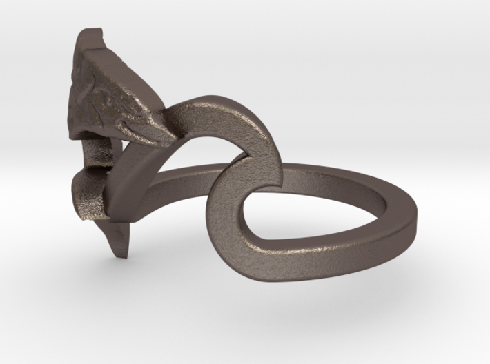 Wave Ring Dolphin- 6 3d printed