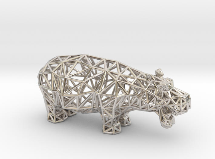 Hippopotamus (adult) 3d printed