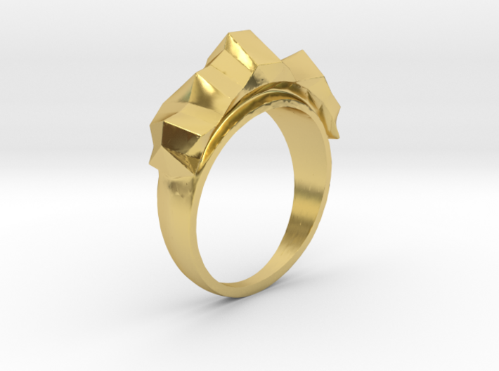 Mountain Ring 3d printed