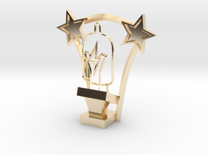Lightning Trophy Small 3d printed