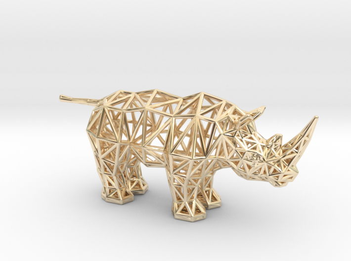 White Rhinoceros (adult) 3d printed