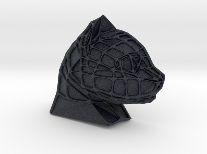Cat Face + Voronoi Mask (001) 3d printed