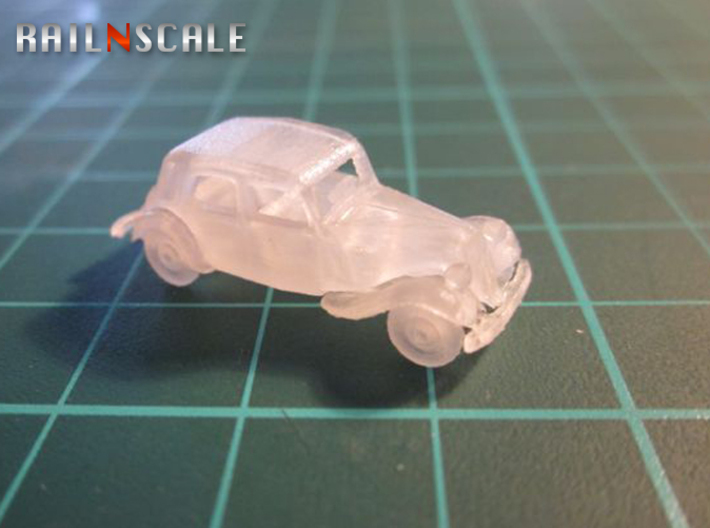 Citroën 7CV Traction Avant (1/144) 3d printed 