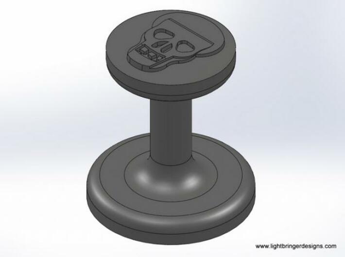 Skull Wax Seal 3d printed 