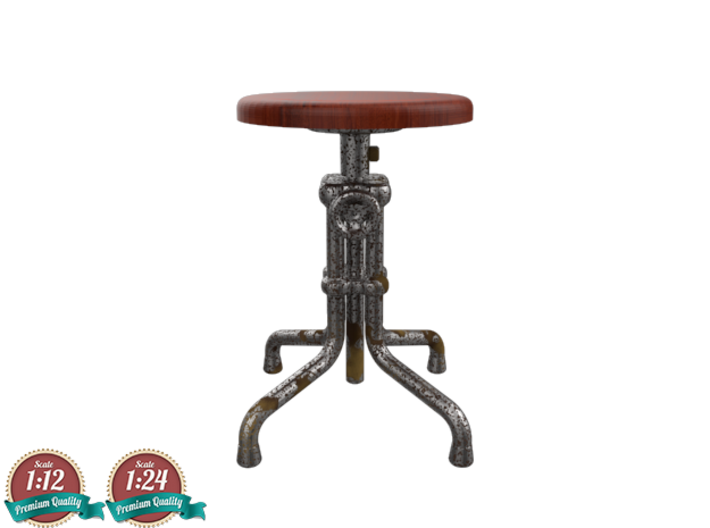 Miniature Isaac Counter Low Stool - Gramercy Home 3d printed Miniature Isaac Counter Low Stool - Gramercy Home