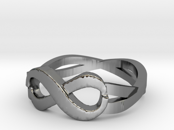 Infinity Promise Ring size 6 3d printed