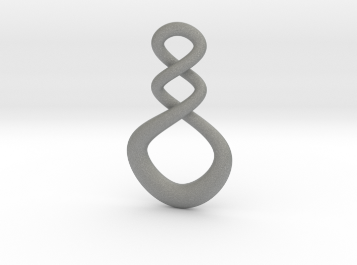 Maori Infinity Pendant 3d printed