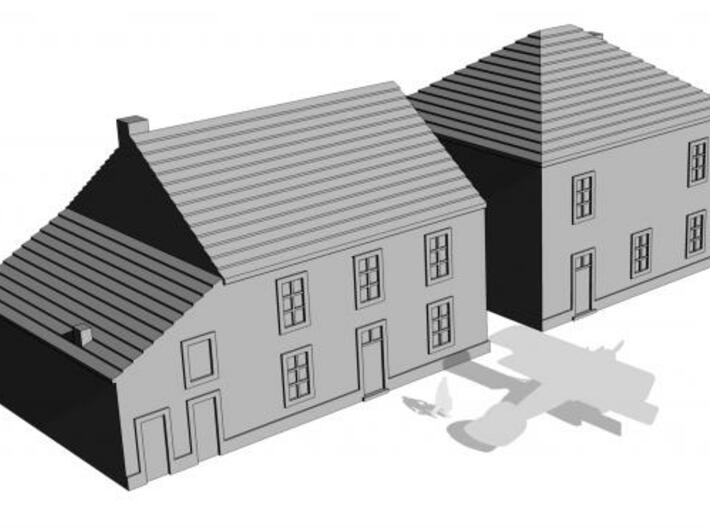 1/350 Village Houses 5 3d printed 