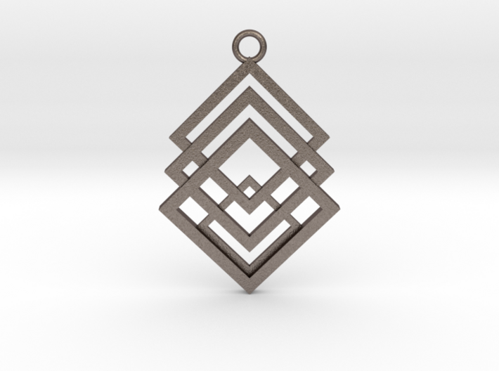 Geometrical pendant no.1 3d printed