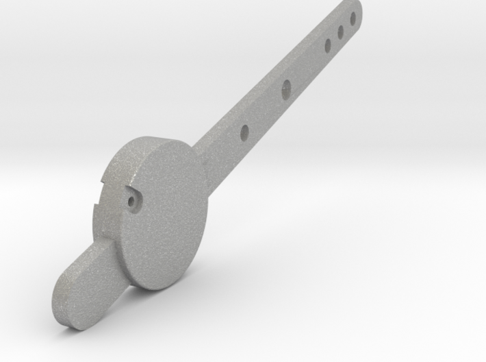 Signal Semaphore Lever with Weight 1:19 scale 3d printed