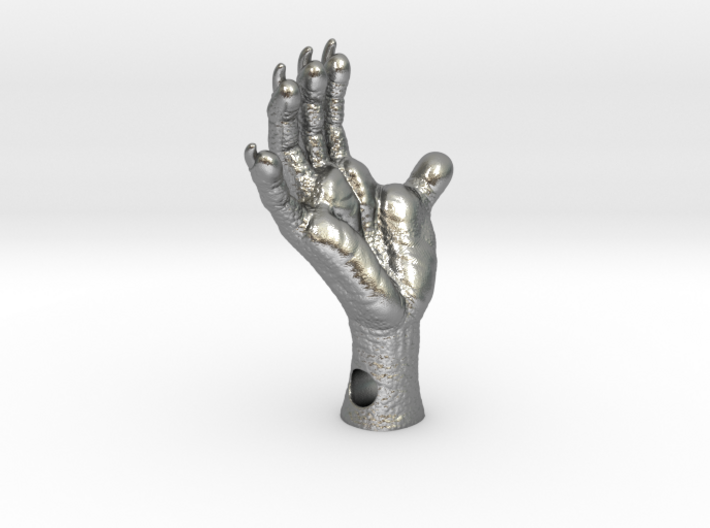 Opossum Foot, 1.5 inch - 4mm Side Hole 3d printed